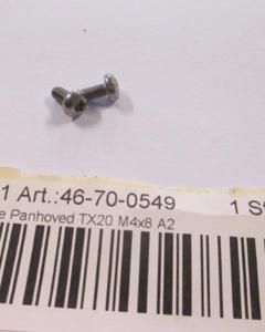 Screw ph TX20 M4x8 A2
